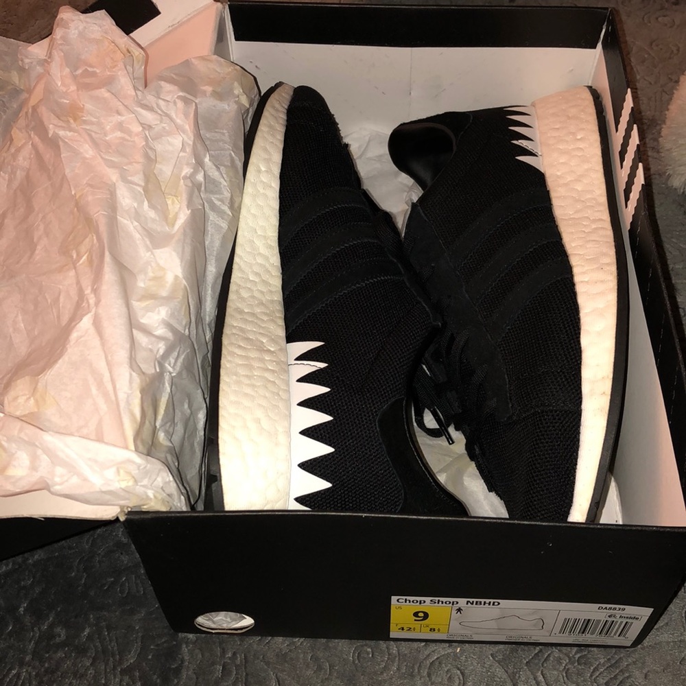 Adidas x Neighborhood collab Chop Shop